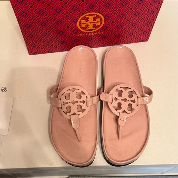 Tory Burch Blush Lug Sandals - Picture 4 of 9